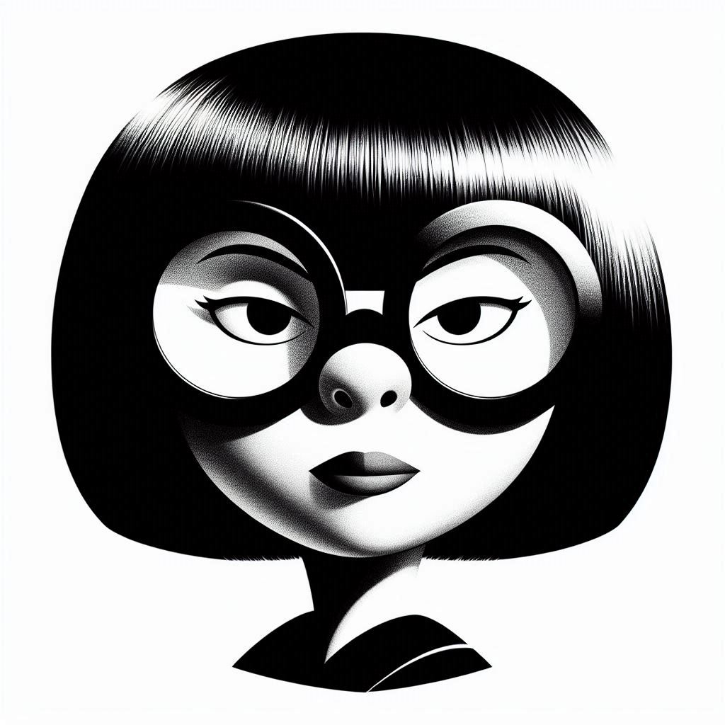 Edna Mode from the Incredibles