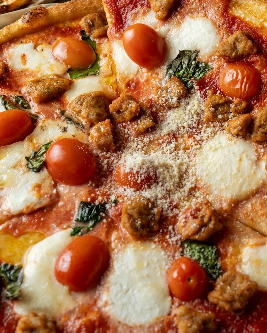 Slice of Margarita pizza