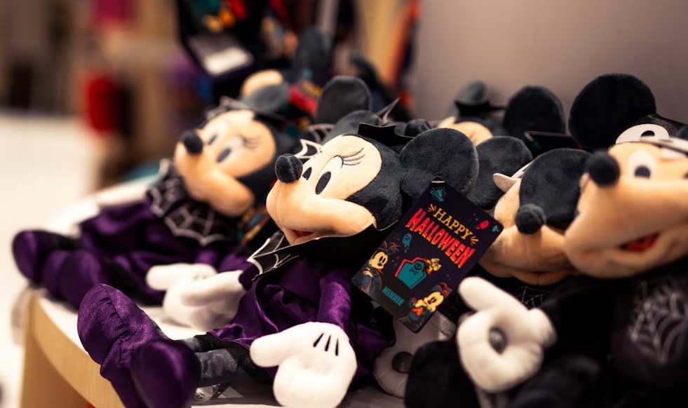 Halloween Micky Mouse in a toy store
