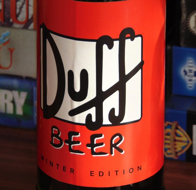 Can of Duff Beer Winter Edition