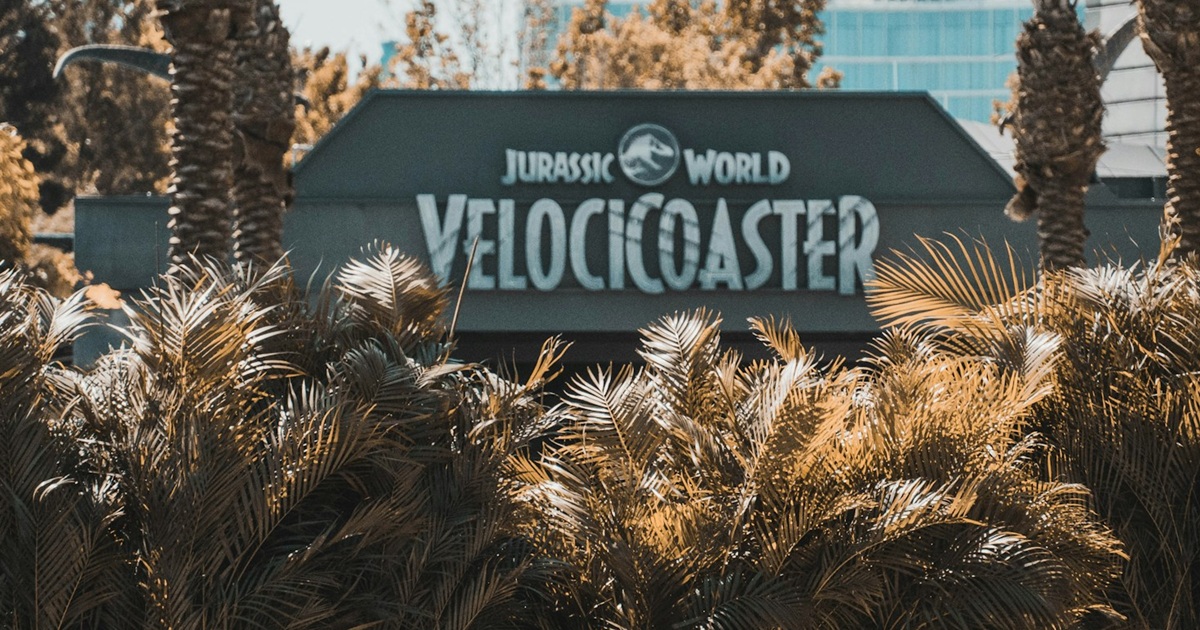VelociCoaster Sign Jurassic Park Islands of Adventure
