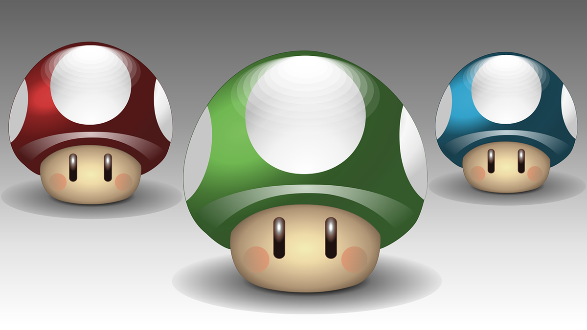 Nintendo mushrooms