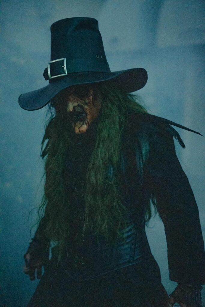 Scary Halloween figure in black