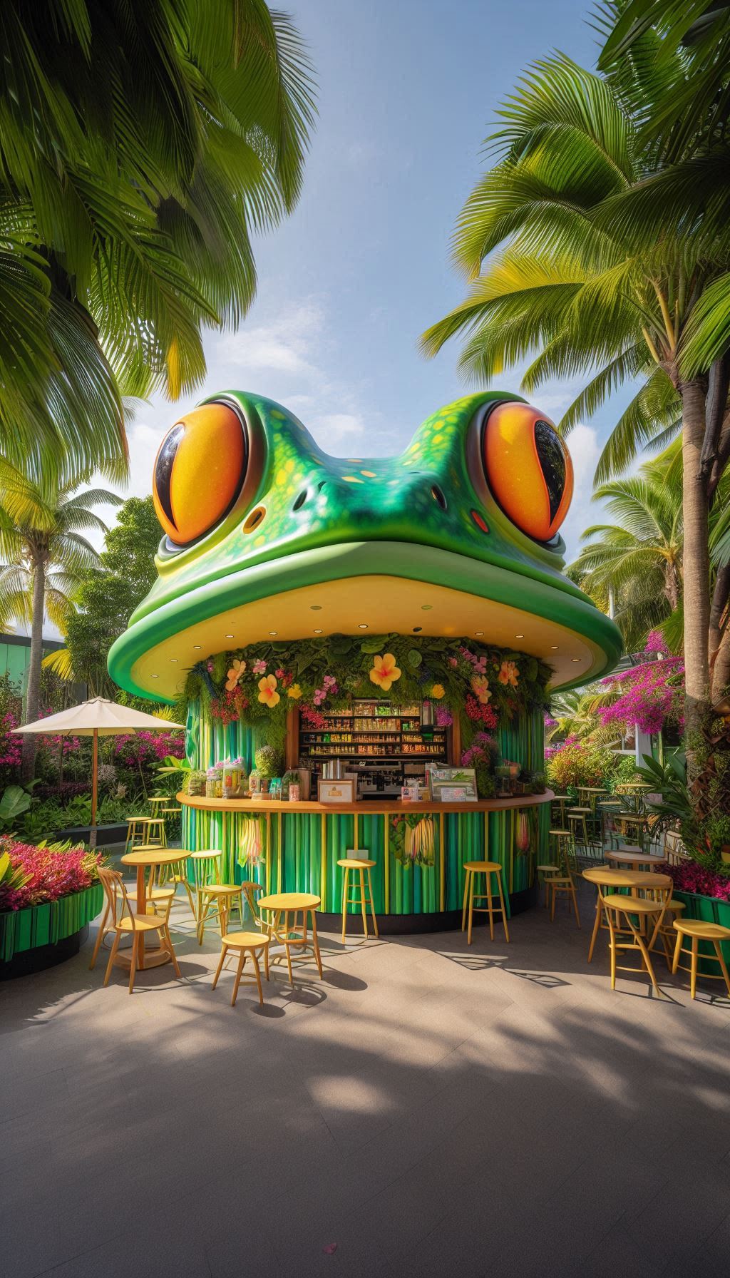 Feasting Frog kiosk Volcano Bay