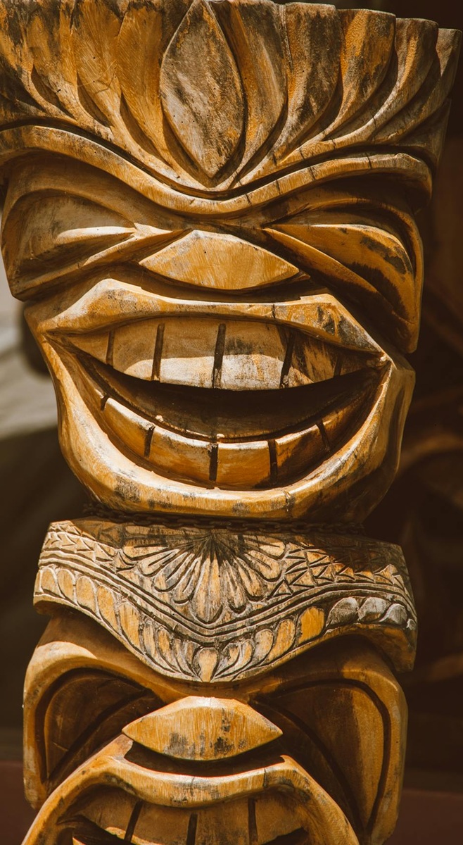 Close-up of Tiki